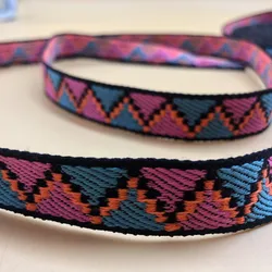 Custom 1 inch nylon Ethnic style ribbon printed webbing
