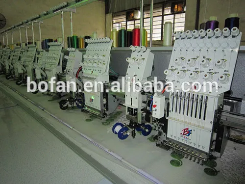 BF-L609 6 needles 9 heads laser computerized jack embroidery sewing machine