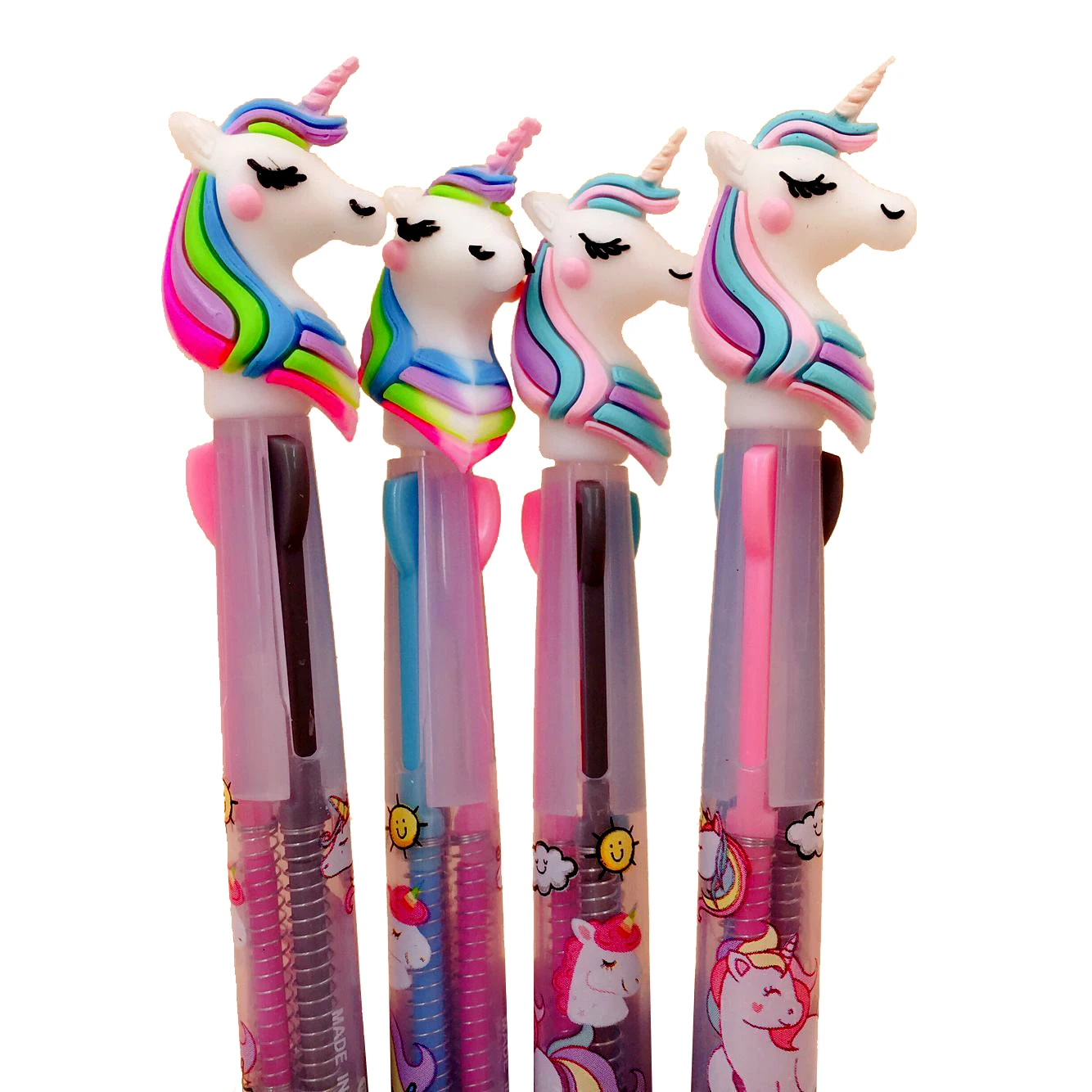 Cute Unicorn Ball Pen Cartoon Candy 3 Colors Doll Ballpoint Pen
