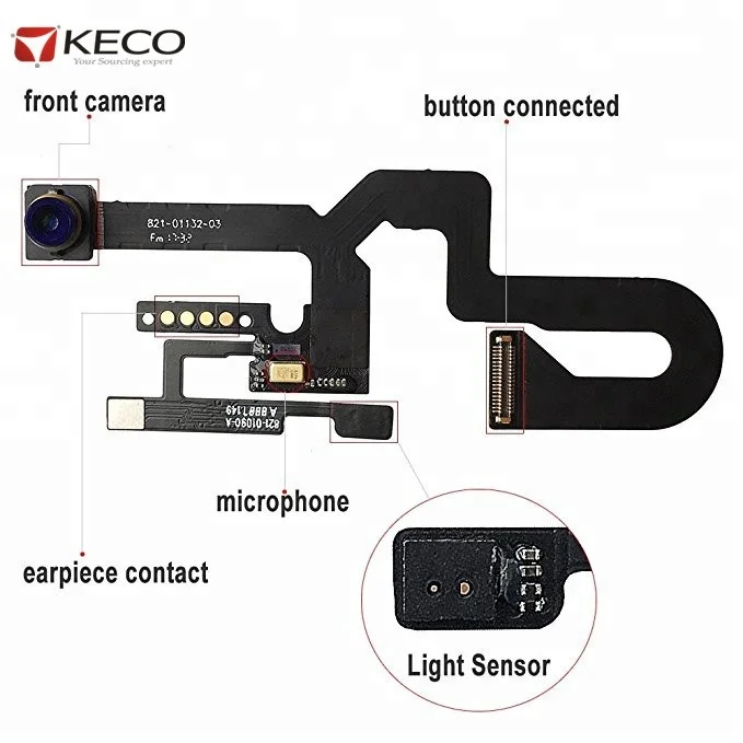 Replacement For iPhone 8 Plus Front Camera Flex Cable, Phone Repair parts Front Facing Camera Flex Cable For iPhone 8 Plus