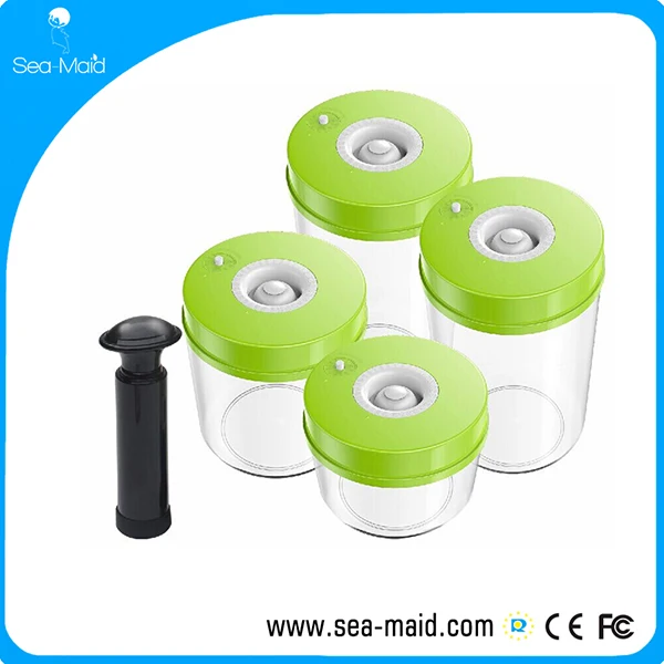 Sea-maid vacuum sealer pump container warehouse storage containers for home use to keep the coffee beans