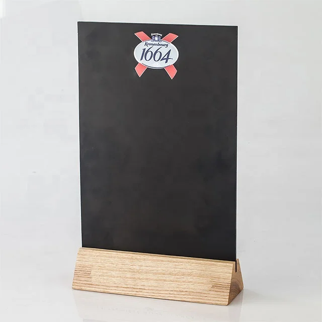 IBEI custom mini wood blackboard A4 A5 Stand Table Chalkboard