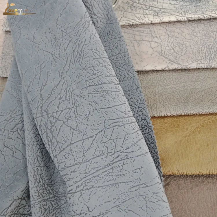 2018 HOT SALE Bronzing velvet curtain fabric manufacturer  customized design gilded on high quality holland Velvet  for curtain