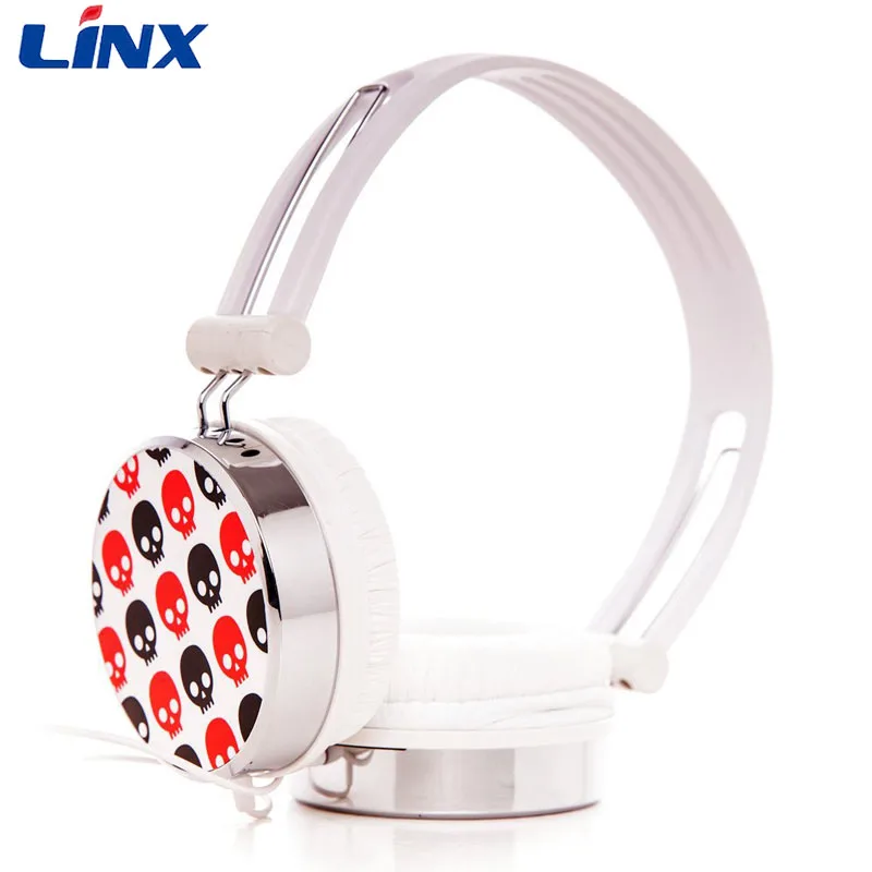Brand logo factory low price colorful wired headphones without microphone