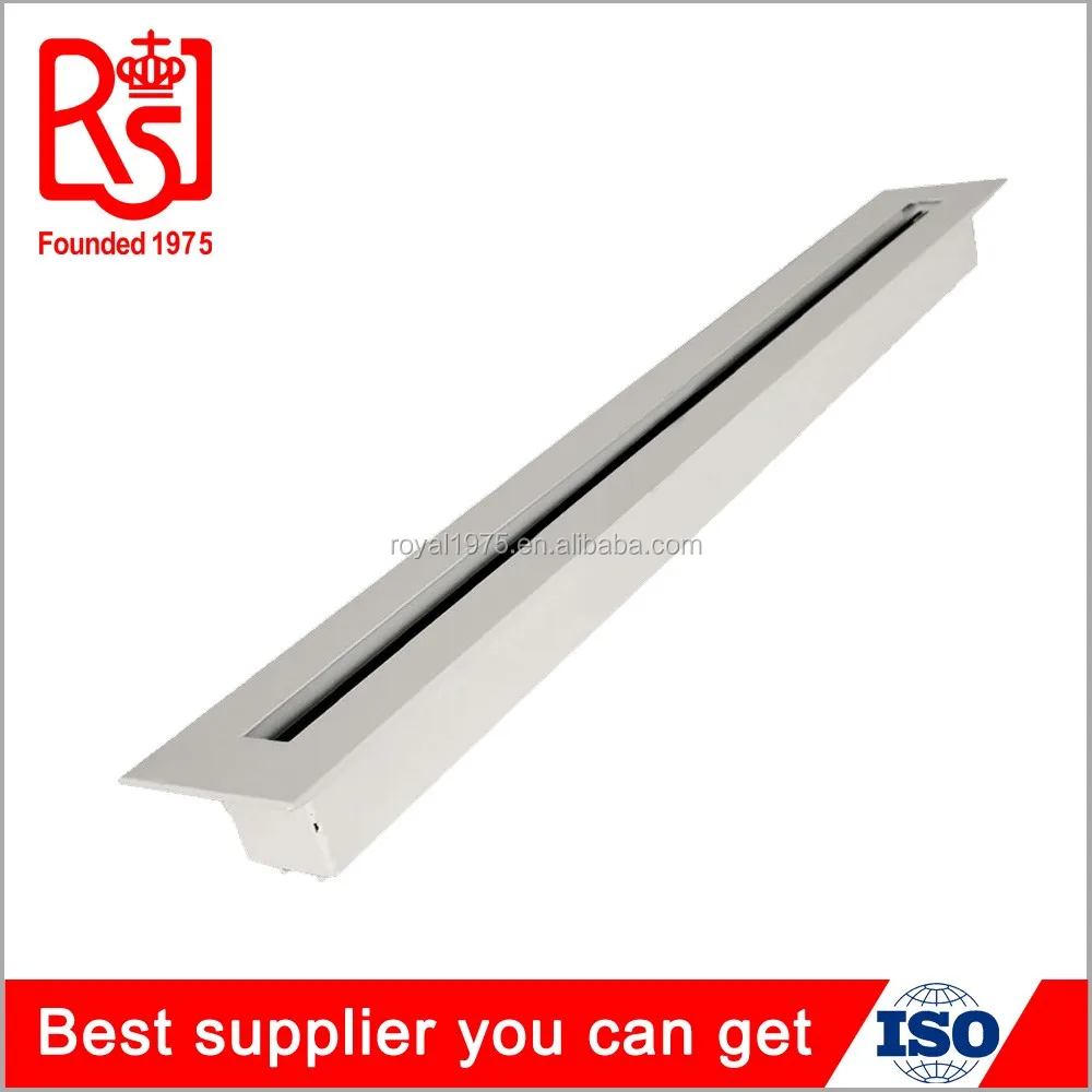 Manufacturer aluminum adjustable ceiling air conditioning bar grille linear slot air diffuser