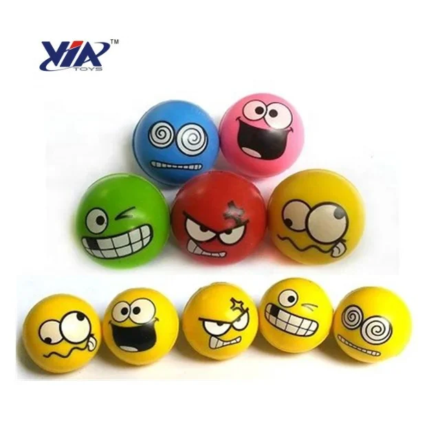 
VIA Promotional Toy Bouncy ball high bounce Expression Ball 27 32 35 38 45mm  (62039179272)