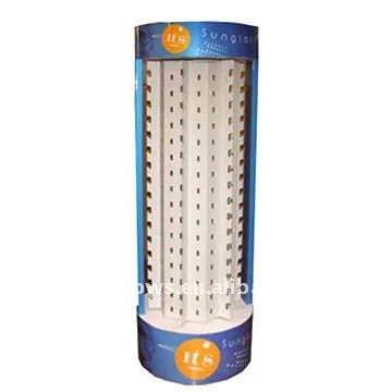 Картонный выставочный стенд для солнцезащитных очков