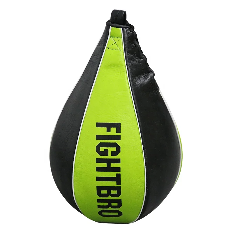 FightBro Inflatable Cowhide Speed Ball Speed Punching Ball 	 Reflex Bag