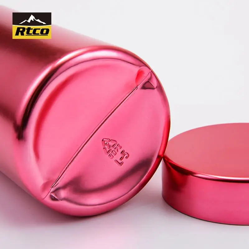  RTCO BPA бесплатно розовый витамин 16 oz пластиковые банки пустая бутылка для упаковки Сывороточного Белка