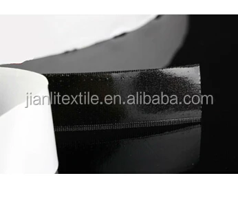 Черный сильная липкая прочный самоклеющиеся крюк и петля лента, застежка-молния