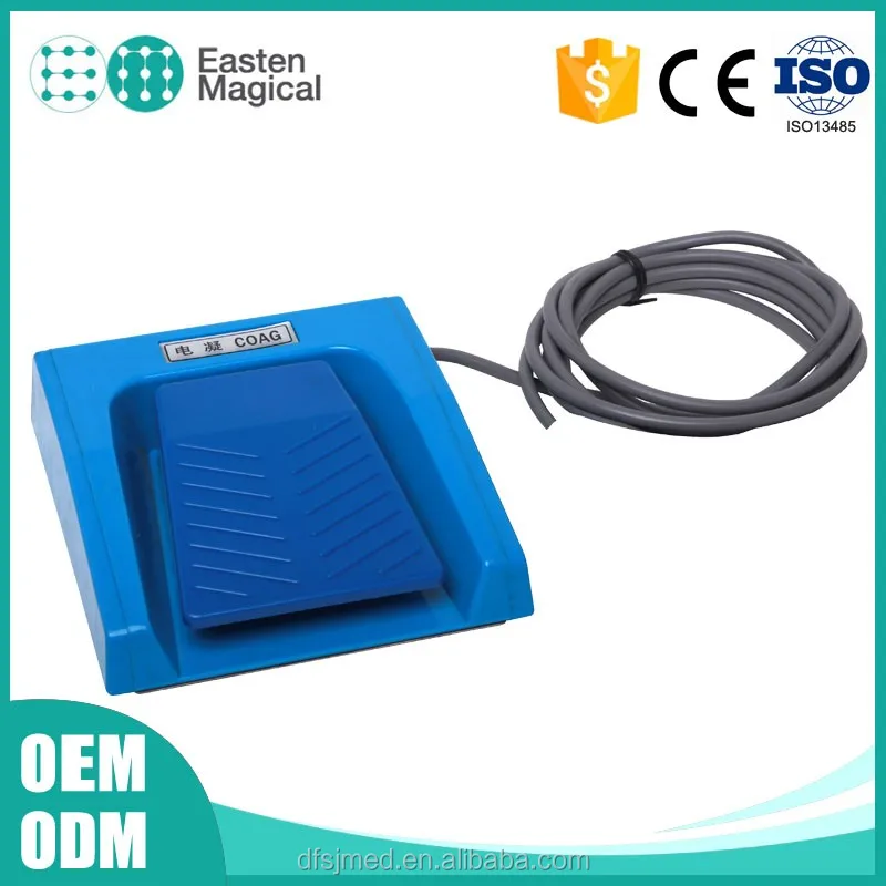 One button foot pedal control medical foot switch for esu unit/foot switch for electrosurgical generator