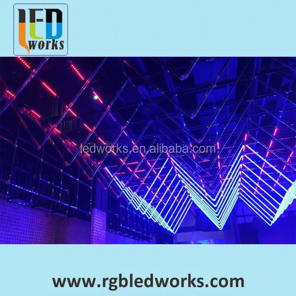 16 pixels 1M DMX led rgb dmx digital bar for Bar, KTV entertainment and television studio