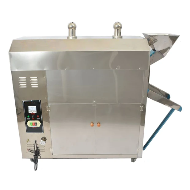 Commercial Automatic Induction Heating Sunflower Seed Chestnut Cashew Nut Peanut Roaster Roasting Machine