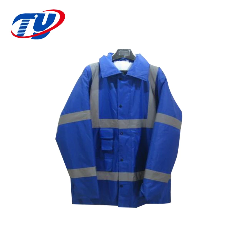 Good Price Blue Safety Reflective Work Clothes Jacket