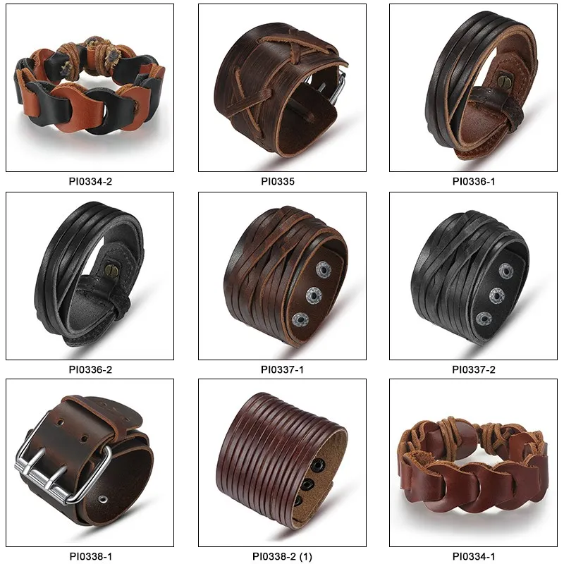 bulk handmade leather cord bracelet