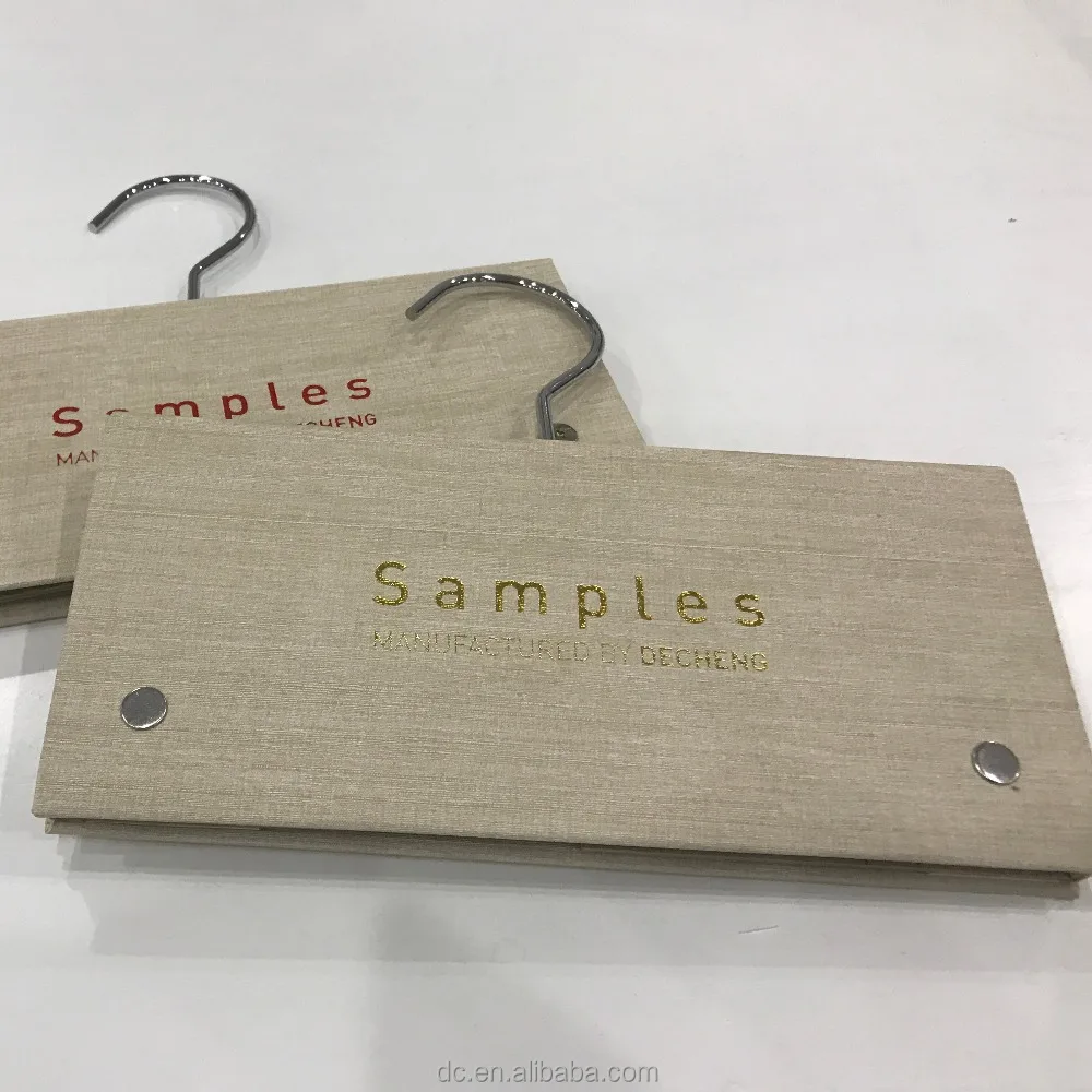Fabric sample hanger