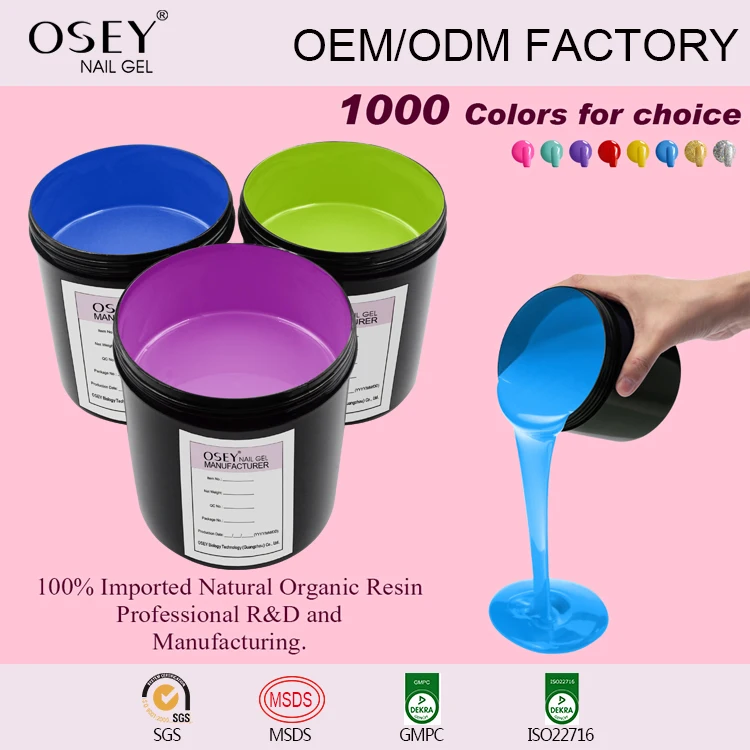 
OSEY Wholesale Long Lasting colorful organic nail chameleon gel polish Builder nail gel 