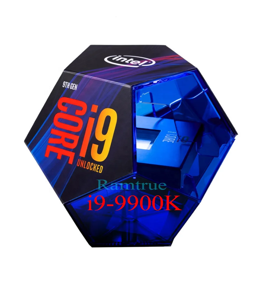 Intel Core i9-9900K Coffee Lake 8-Core, 16-Thread, 3,6 ГГц (5,0 ГГц Turbo) LGA 1151