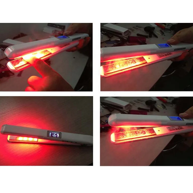 
Hot-selling Ultrasonic Infrared Hair Care Iron Cold Hair Straightener Flat Iron 