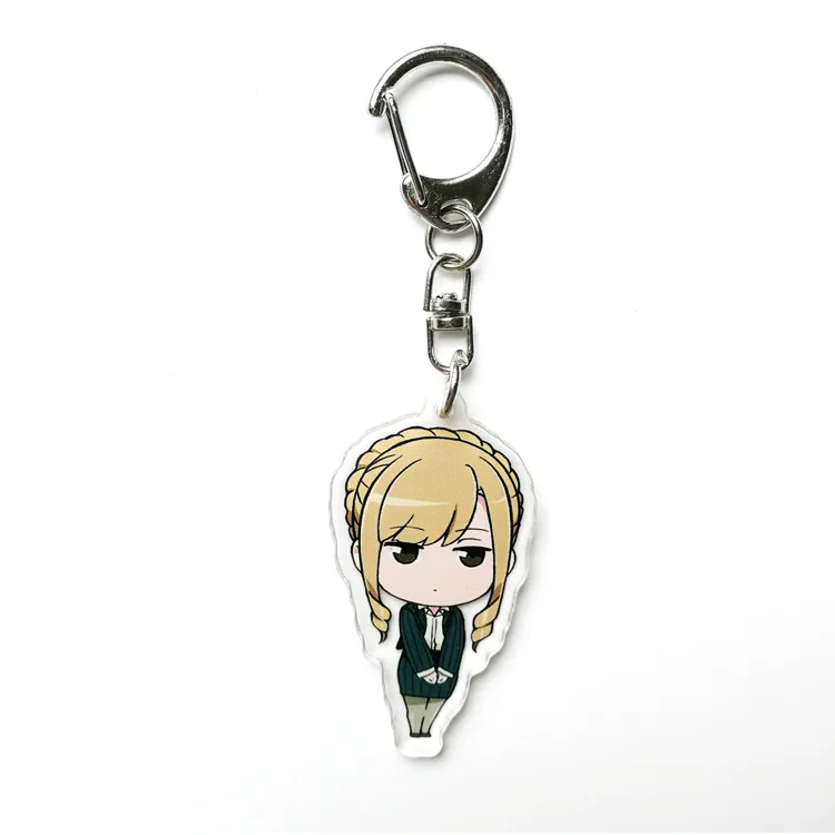Custom Shape Blank Printed Clear Anime Acrylic Keychain