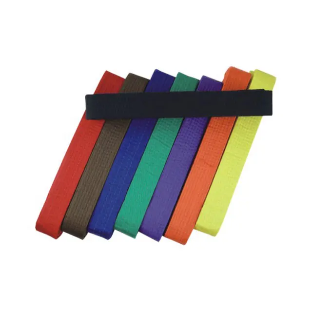 Martial Arts Karate Equipment Cotton Karate Belt Colors