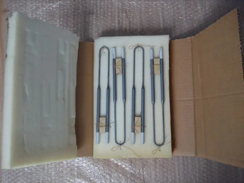 Hot sale in usa u shape mosi2 heater for zirconia sintering furnace for dental