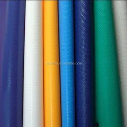 Waterproof 650 gsm Tarpaulin PVC Vinyl Coated Polyester Fabric Tarpaulin