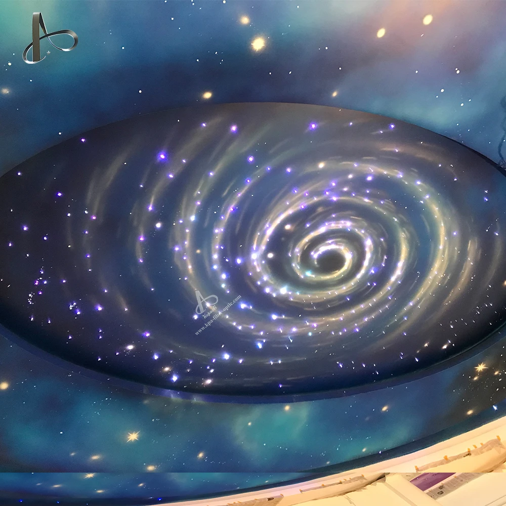 DIY RGB LED 16w Мерцающая светодиодная оптоволоконная звезда комплект потолочного светильника