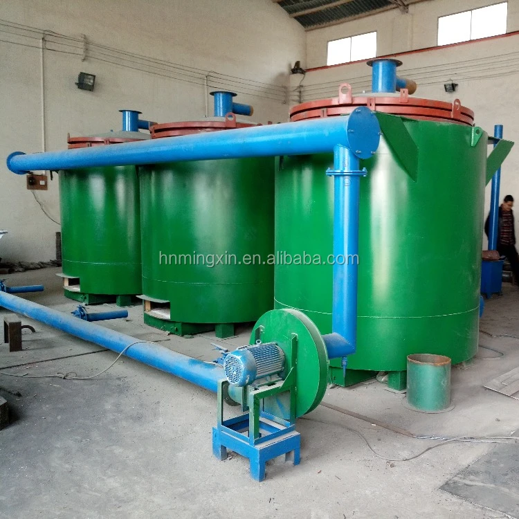 Древесные опилки, карбонизирующая печь из Индии