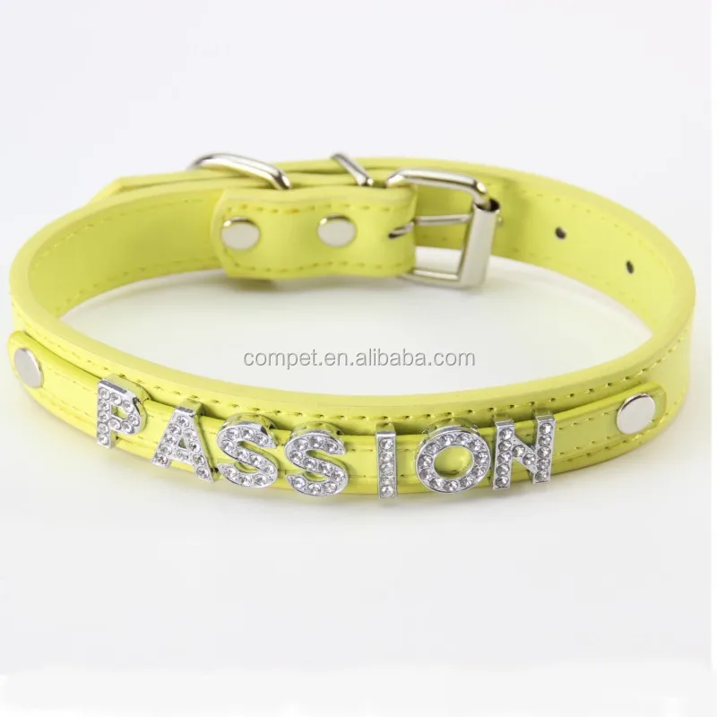 Personalized pet collar DIY alphabet dog name dog collar