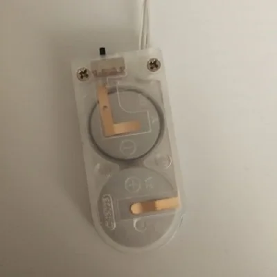 Mini Push Button Led Light 1CR2032 Battery Flashing Led Light for Toy