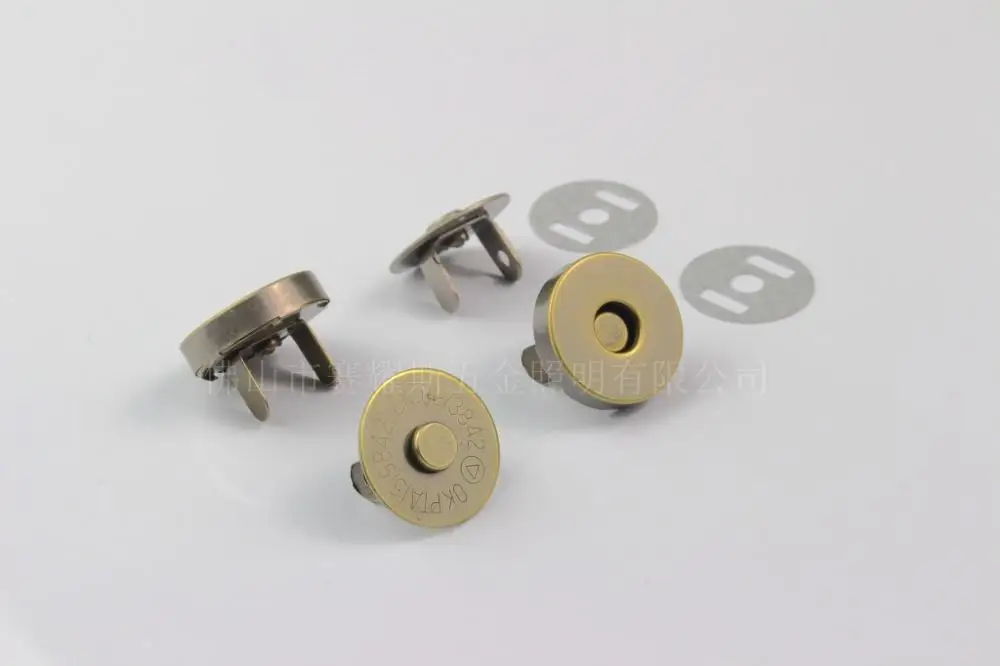 250set/box 10mm high quality Strong magnetic snaps button for leather handbag magnetic fasteners