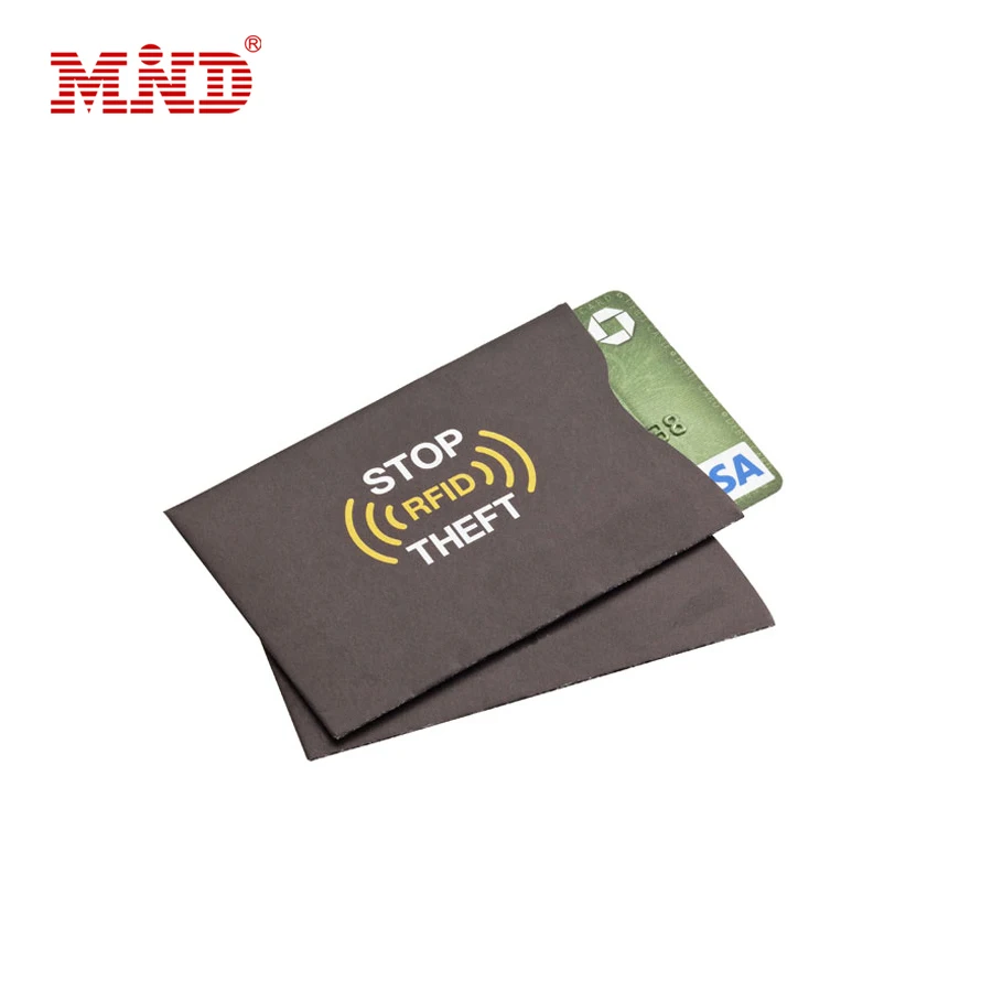 Custom blocker RFID sleeve to protect your credit cards and vital information