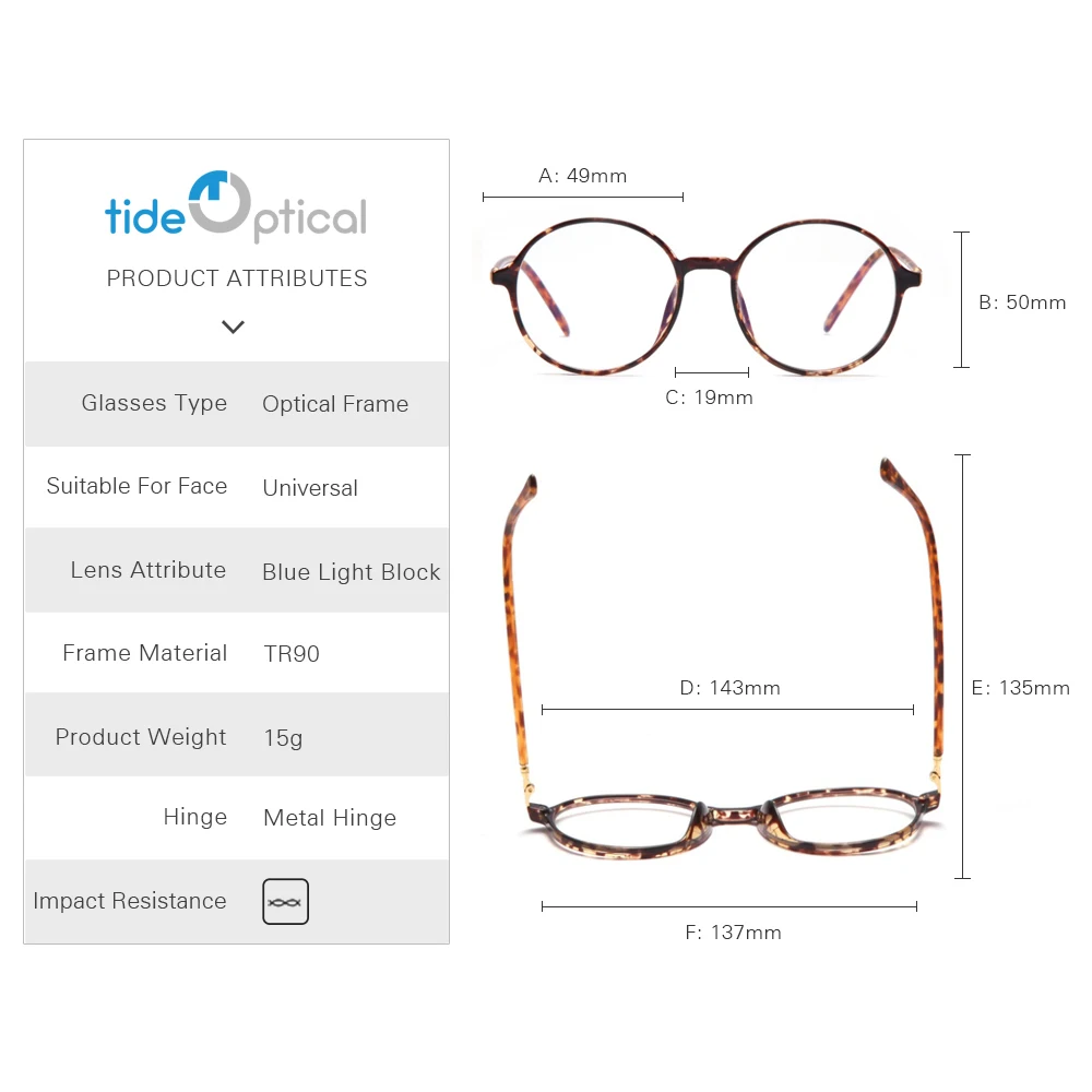 2020 New Designer Big Round Type Plastic Full Frame Cute Ladies Optical Frame tr90 Blue Light Block Eyeglasses