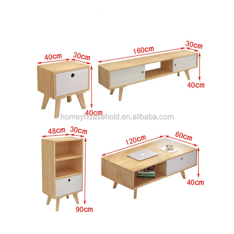 
Scandinavian furniture modern design wall units designs wooden TV stands 