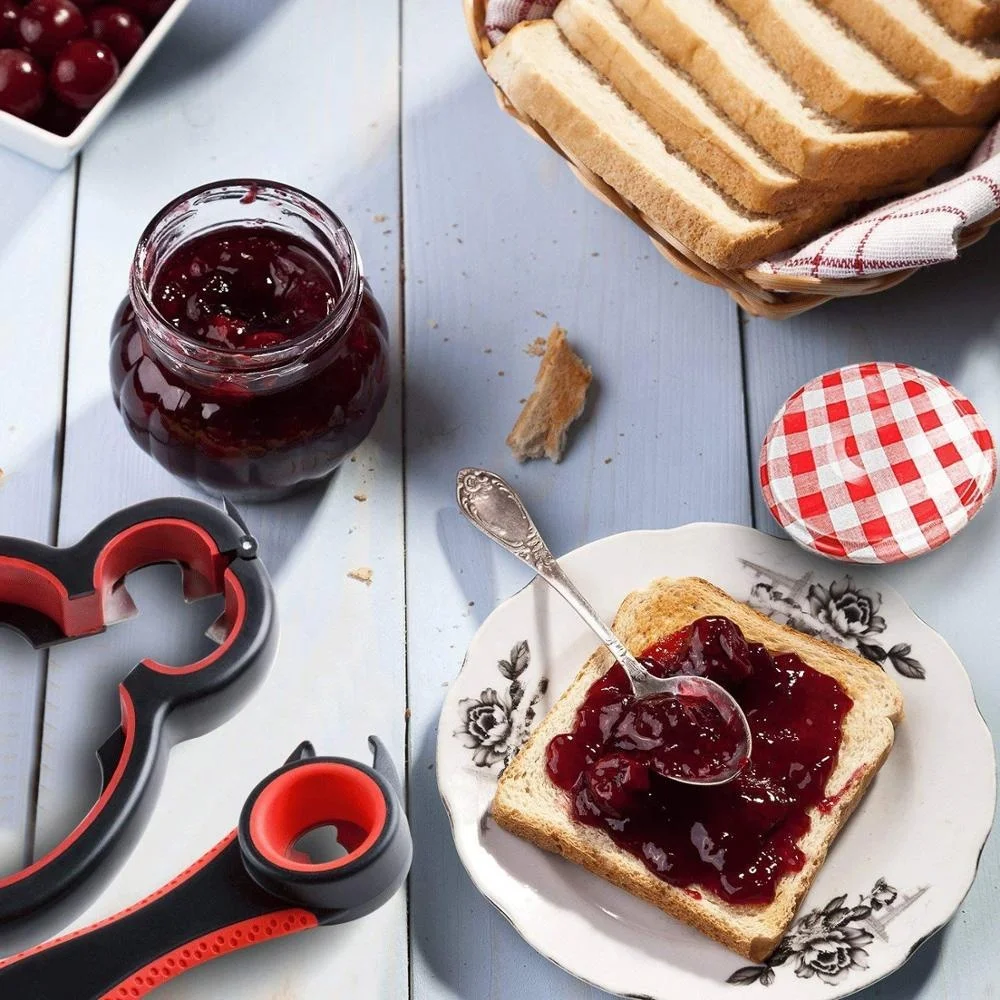 Pack of 2 5-in-1 and 6 in 1 Beer Bottle Opener for Weak Hand