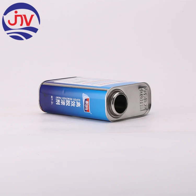 Жестяные банки кварты, тонкие металлические банки для удаления краски, жестяные банки