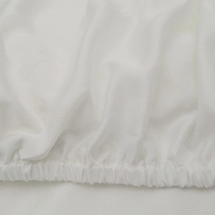 Wholesale luxury Silky smooth 300T sateen solid cooling viscos and lyocell bamboo Fabric