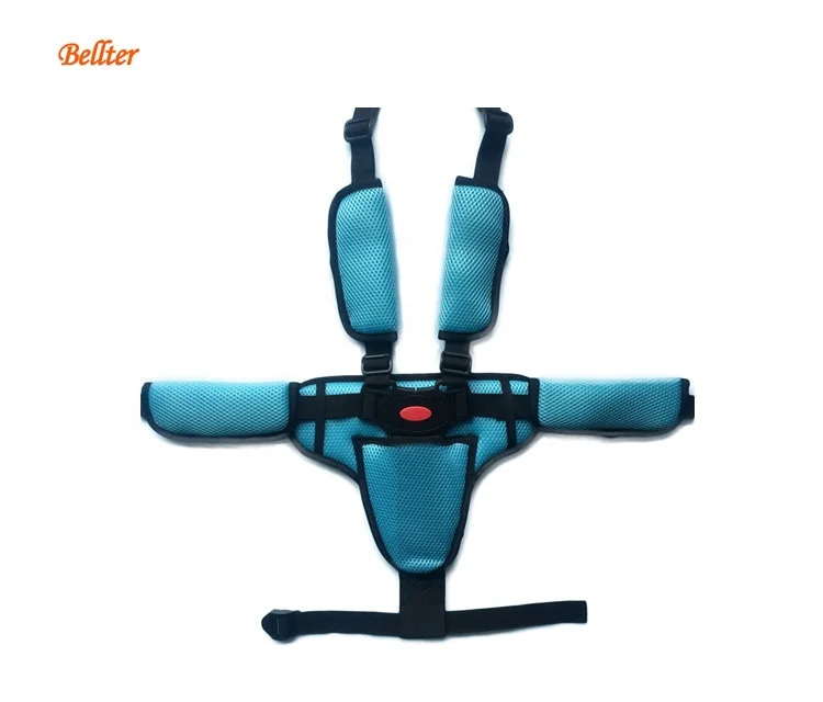 5 Point Seat Belt  with Seat Belt Pad Universal Seat Belt Parts for Baby kids