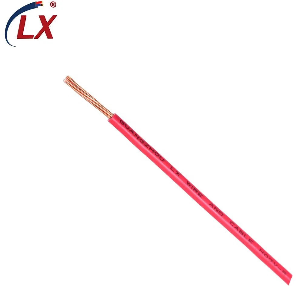 1,5 мм, 2,5 мм, 4 мм, 6 мм, одножильный медный Электрический строительный кабель с изолированной оболочкой из ПВХ и ПЭ