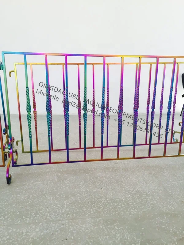 Large size vacuum coating machine for elevator plate