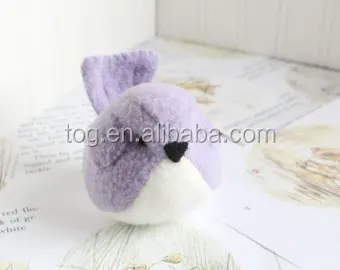 OEM ODM Custom Design Colorful Plush Cute Bird Mini Tiny Lovely Bird Animal Toy