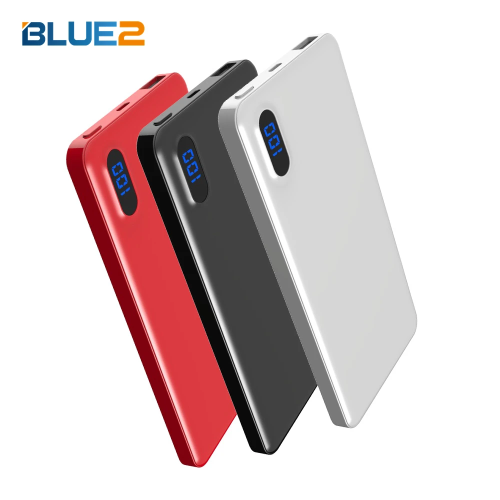 Ultra Slim Backup Portable Battery Charger 6000mAh  USB Power Pack Phone Charger Power Bank
