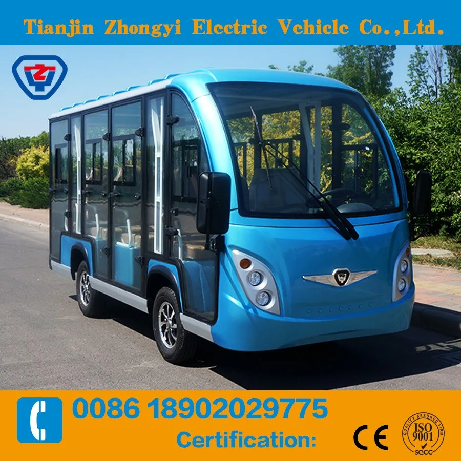 11 Seater electric sightseeing bus for passager cars