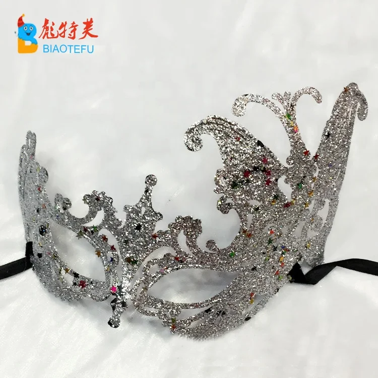 gold venice plastic cosplay masquerade mask