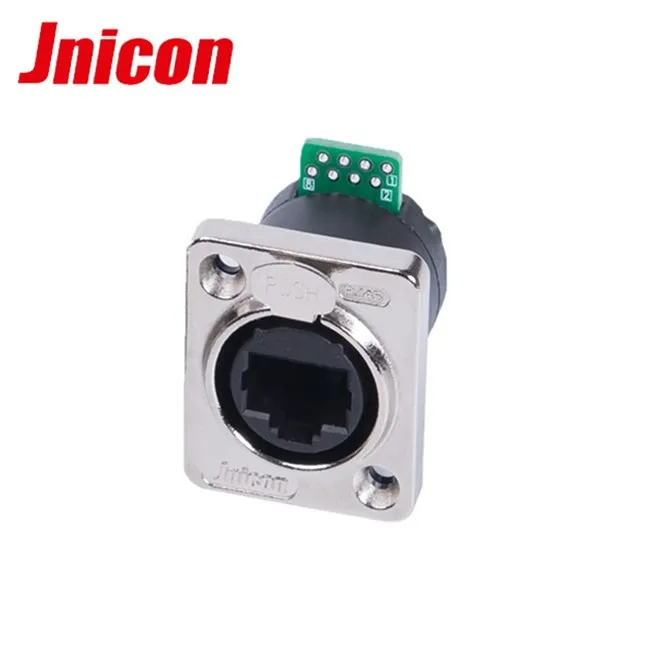 наружный ip65 ce rj45 мужской разъем для печатной платы