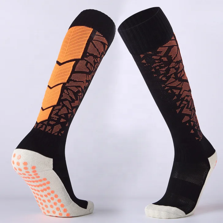 KANGYI Sports wear Men grip stockings Wholesale anti slip Soccer football socks