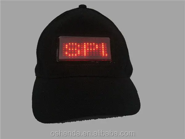 
Quality top sell led caps with rhinestones 
