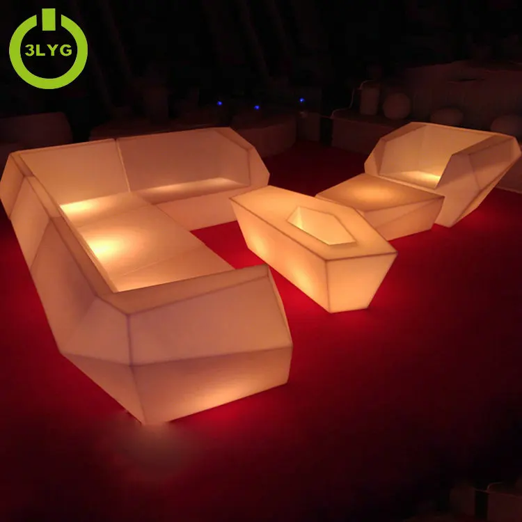 Modern wholesale high quality cheap color changing led chair sofa