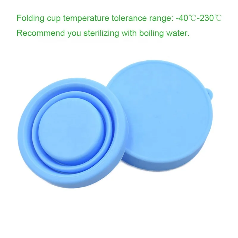 Medical Women Silicone Menstrual Foldable Sterilizer Collapsible Cup Easy to Carry Out Travel Drinking Water Cup Menstrual Cup